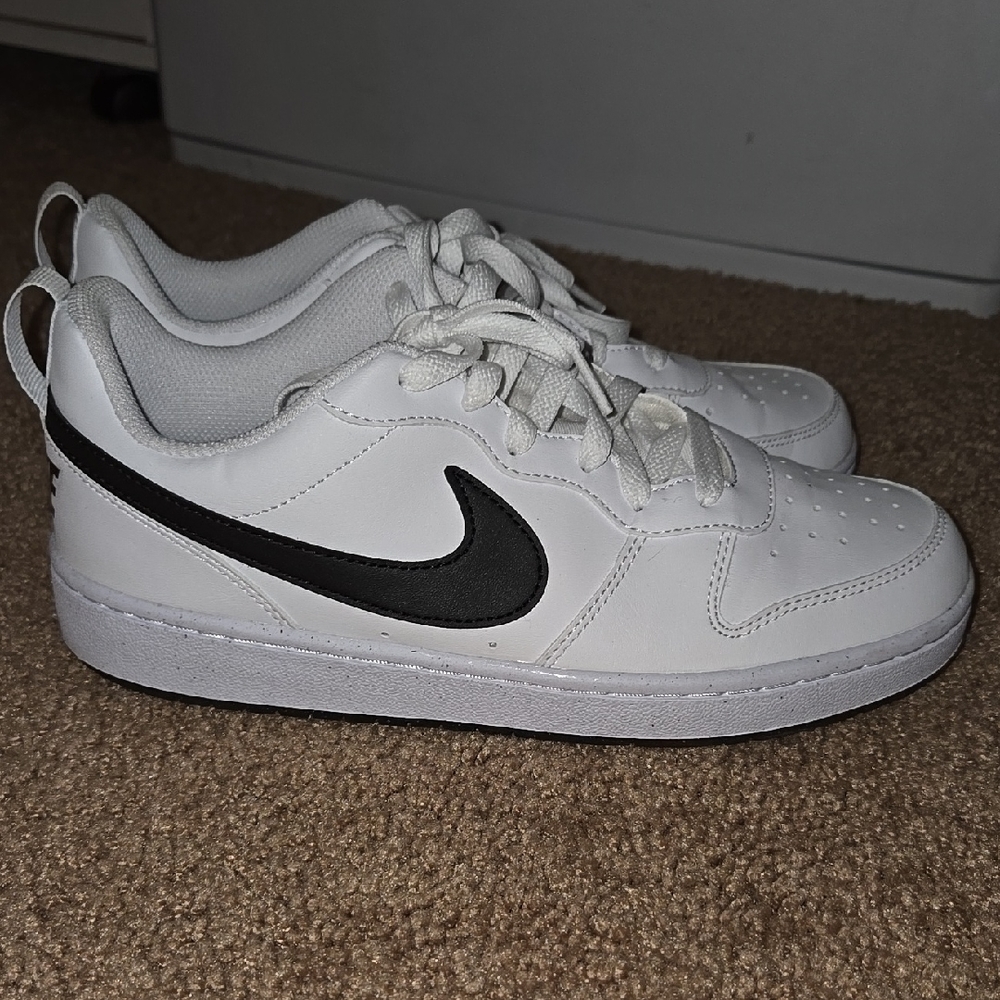 White and Black Nike Shoes